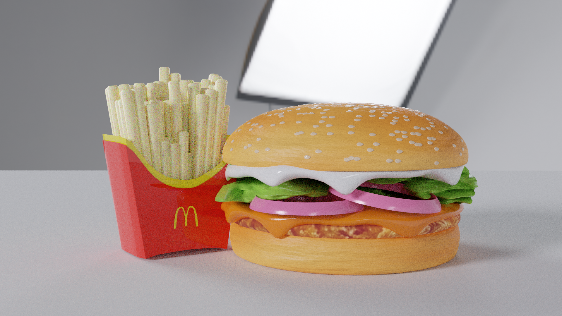 3D McDonald's Meal